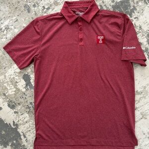 Temple University; Columbia Men's Polo Shirt
